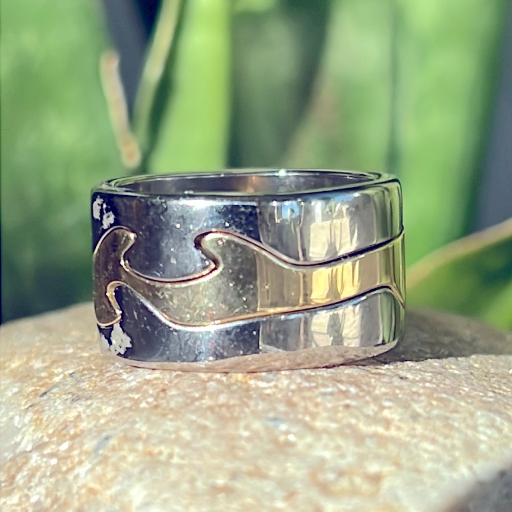 Georg Jensen 18k fusion ring - Picture 3 of 17